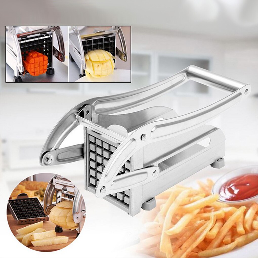 Manual French Fries Cutter Potato Slicing Machine Meat Slicer Home Maker Meat Chopper Dicer Cutting Machine Tool ForKitchen