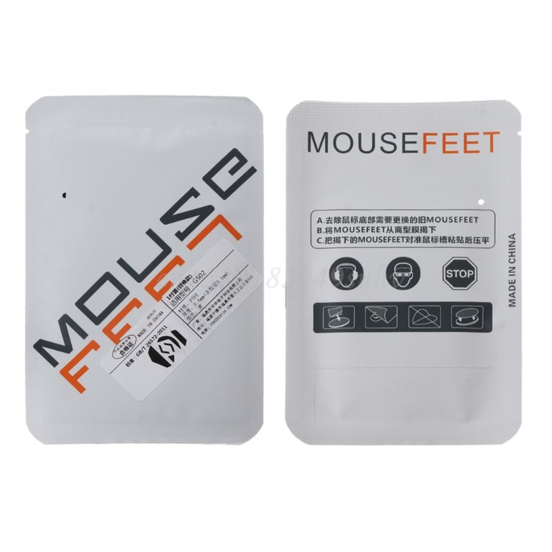 1 Set 0.6mm Curve Edge Mouse Feet Mouse Skates for Logitech G502 Mouse