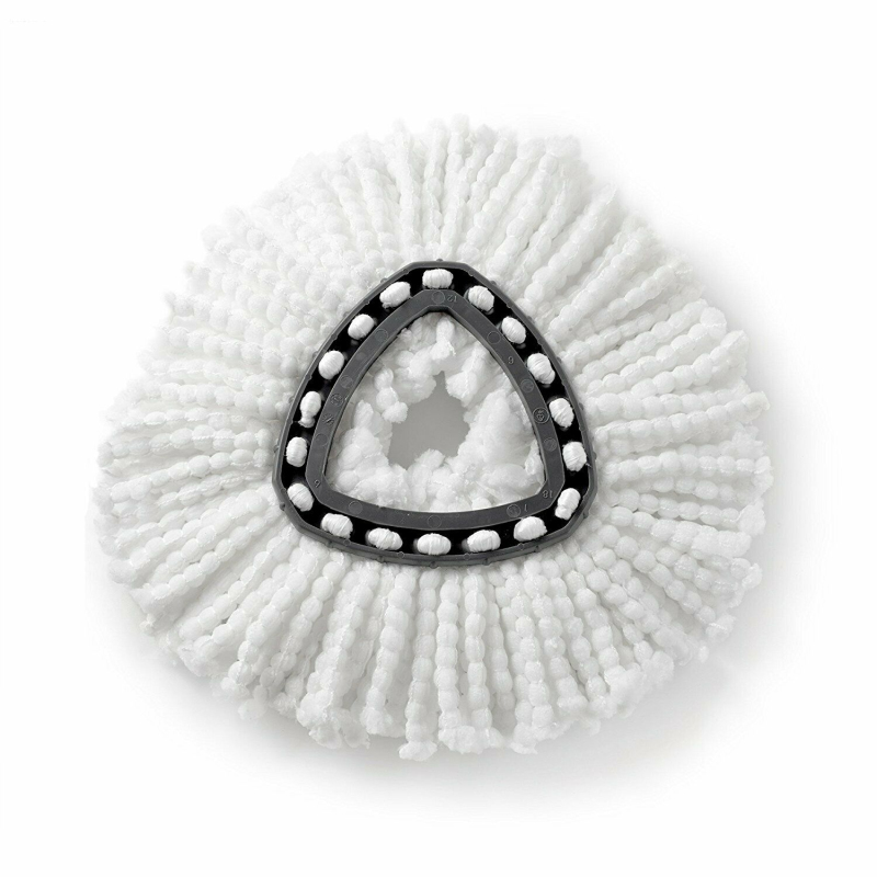 Tête de vadrouille de sol en microfibre | Remplacement de 360 têtes rotatives, facile à rotation, pour la gouvernante, nettoyage de sol à la maison, vadrouille de nettoyage de sol