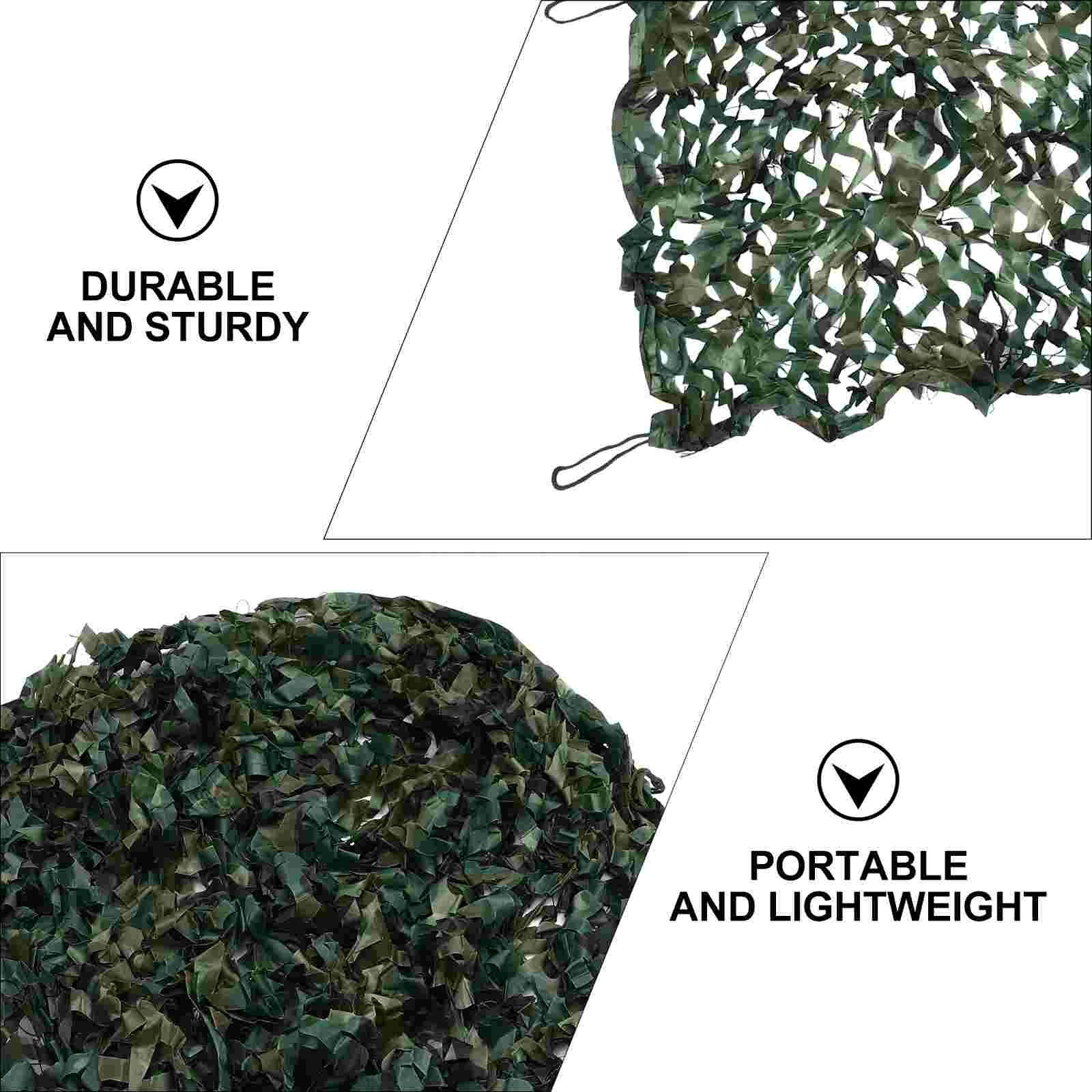 1Pc Camo Netting Camo Shelter Woodland Jungle Leave Net Camouflage Mesh Wrap