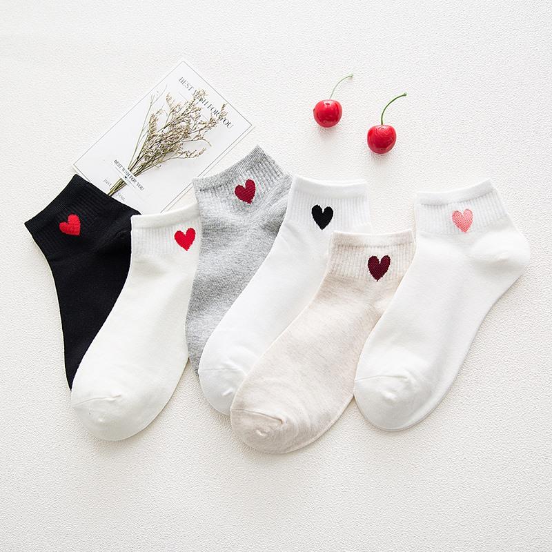 Spring Summer Art Fresh Fruit Boat Socks White Soft Cotton Socks Breathable Cute Women's Travel Hosiery