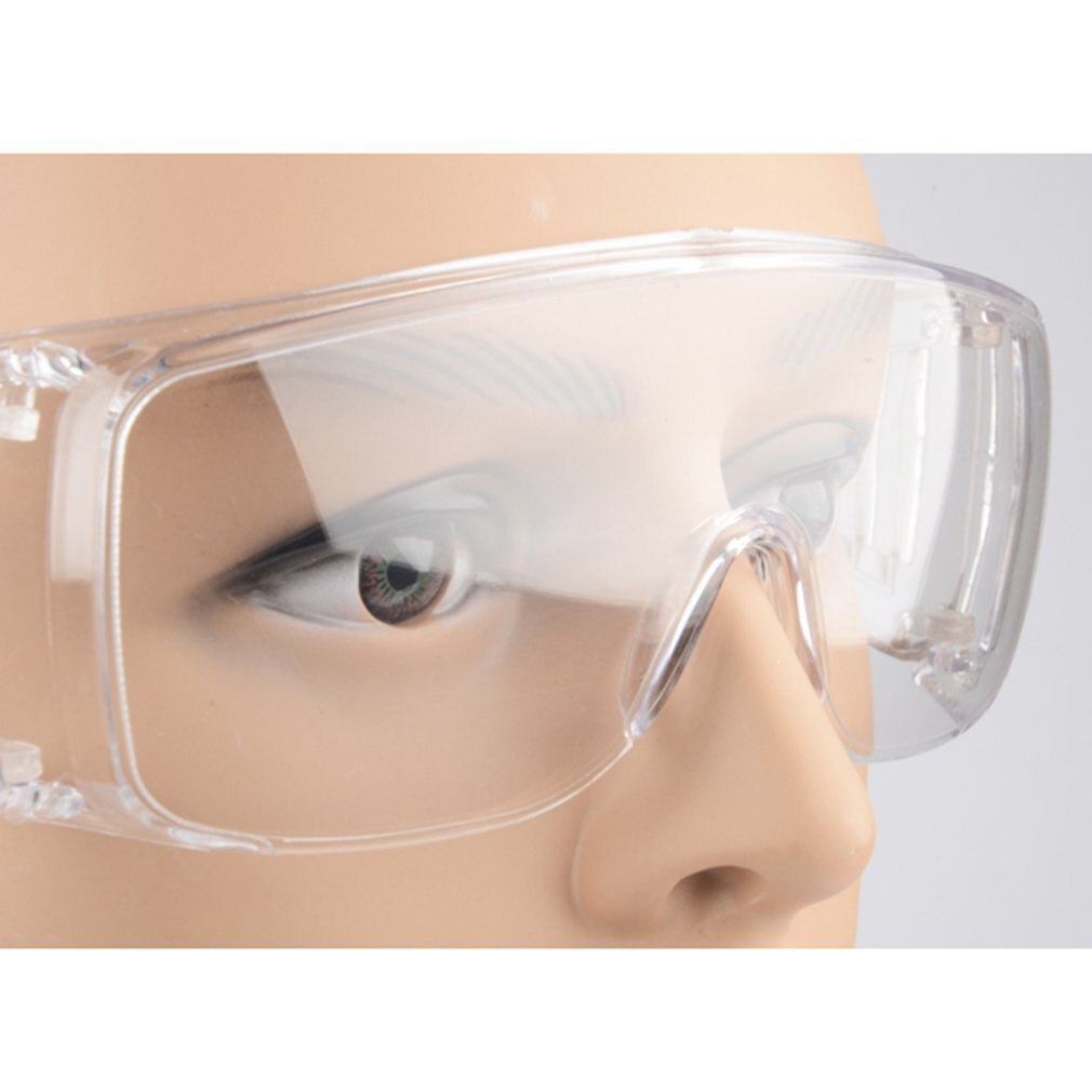 Safety Glasses Lab Eye Protection Protective Eyewear Clear Lens Workplace Safety Goggles Anti-dust Supplies