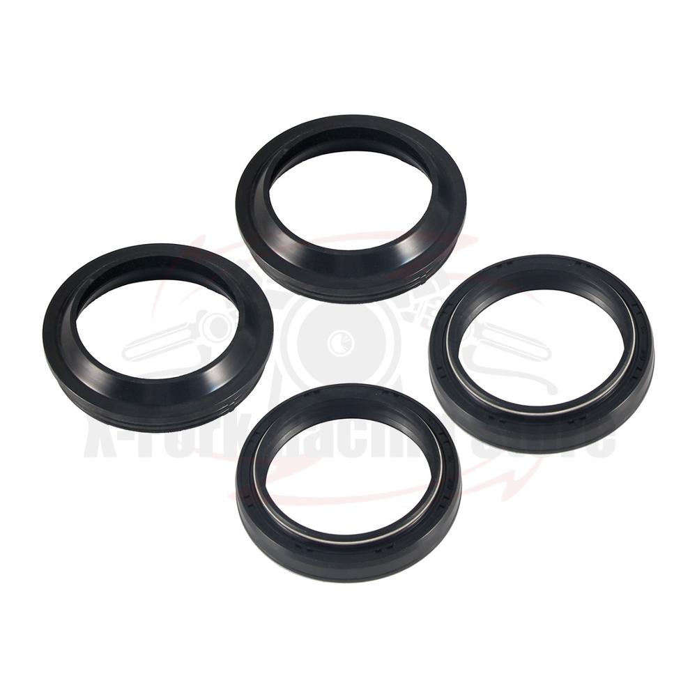 Fork Oil Seals 2PCS and Dust Seals 2 PCS Kit For Kawasaki ER6F NINJA 650R