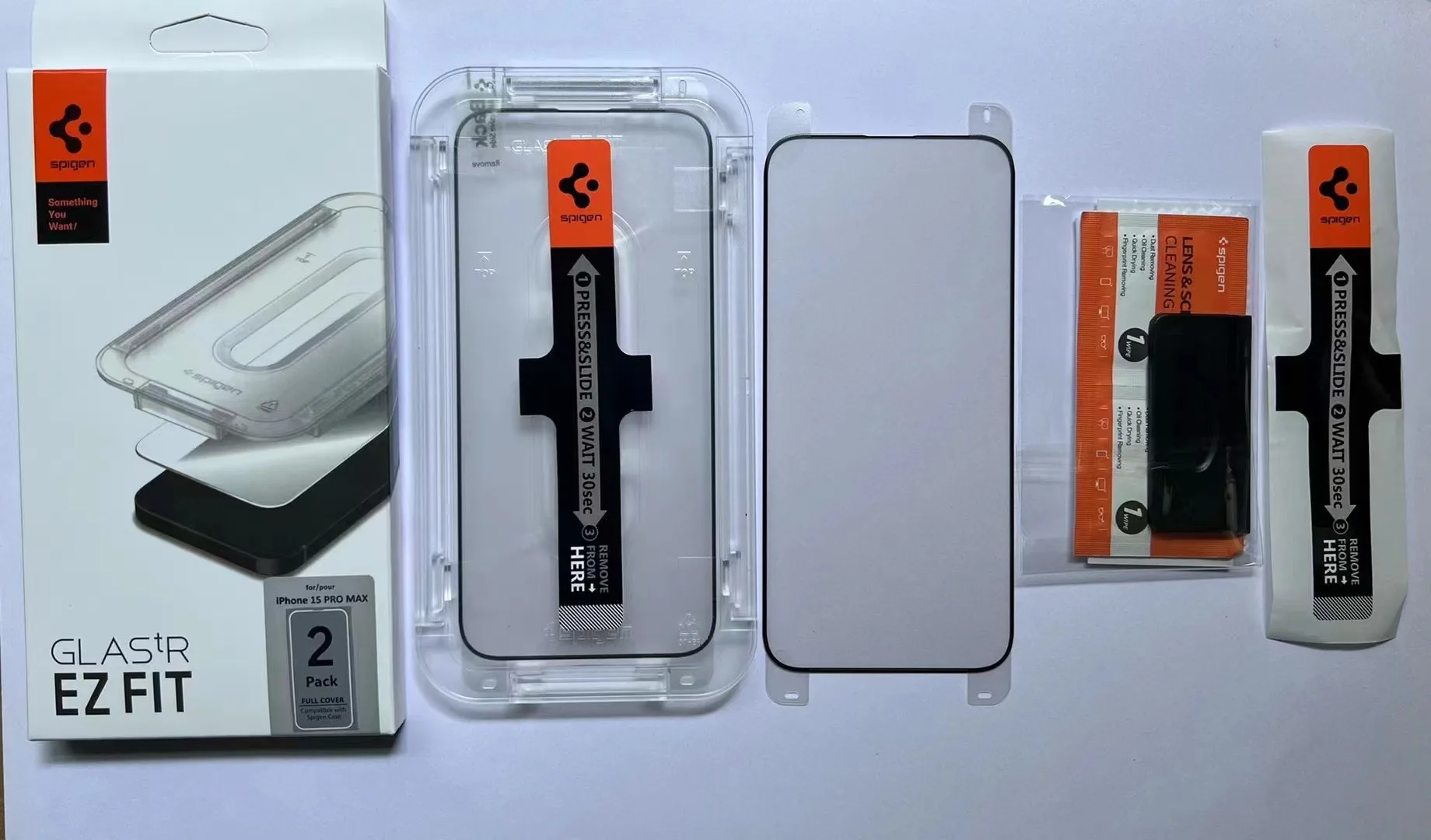 Spigen Glas.tR EZ-Fit-Film anti-vision, protecteur d'écran assressentide précision pour une installation rapide de 2 pièces sur 13 14 15 16 Pro Max: Pour l&#39;iPhone 14 plus