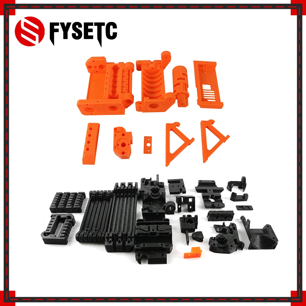 3D Printer PLA Required PLA Plastic Parts Set Printed Parts Kit For Prusa i3 MK2.5S MK3S MMU2S Multi Material 2S Upgrade Kit