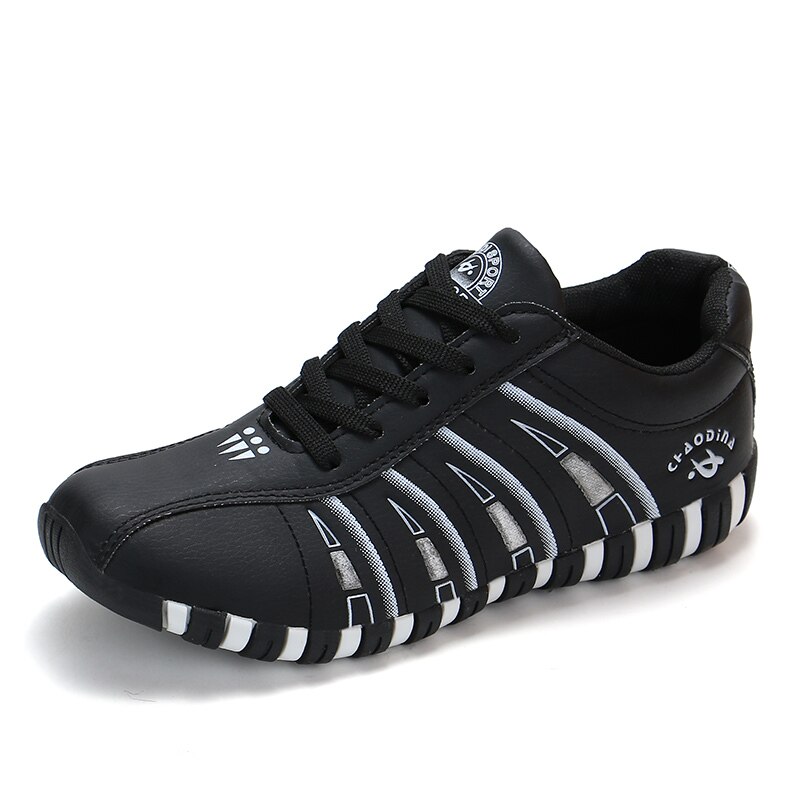 Kvinder sko dame bløde flade sko kvinder outdoor walking sneakers kvinder fritidssko zapatos de muje plus str.: Sort / 41