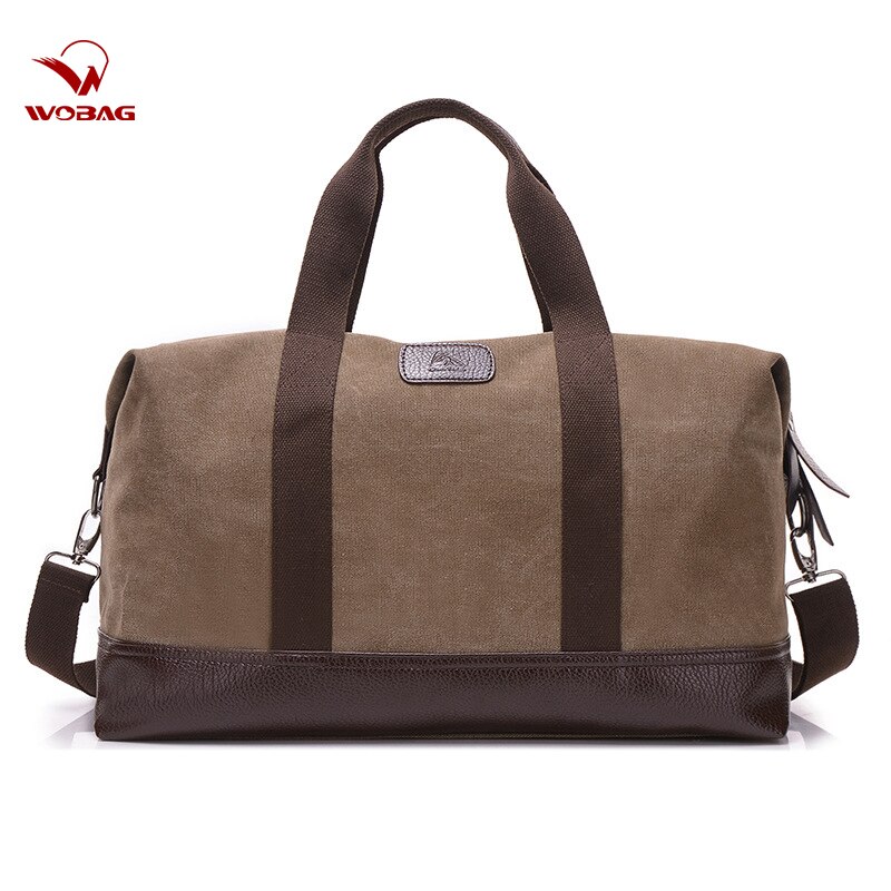 Vintage Canvas Bags for Men Travel Hand Luggage Bags Weekend Overnight Bags Big Outdoor Storage Bag Large Capacity Duffle Bag