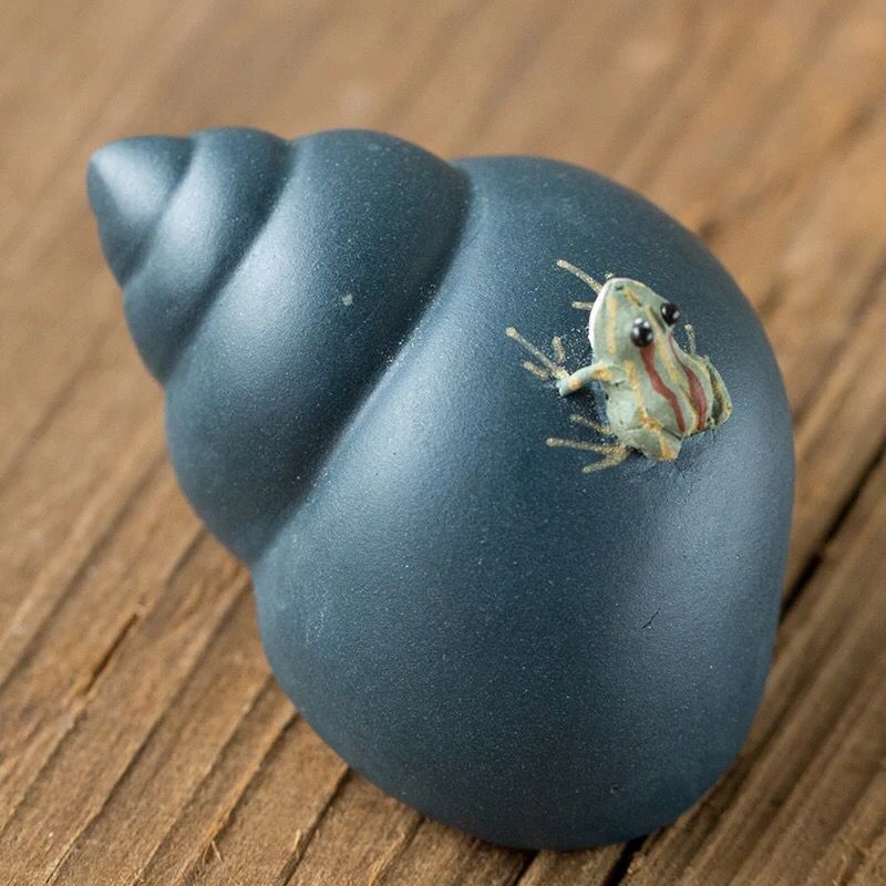 Kleine Tee Haustier schnecken Hand-gesprüht wasser Mini Tee zeremonie ornamente Griff stücke können verwendet werden, um wachsen Tee und spielen Tee zeremonie: D