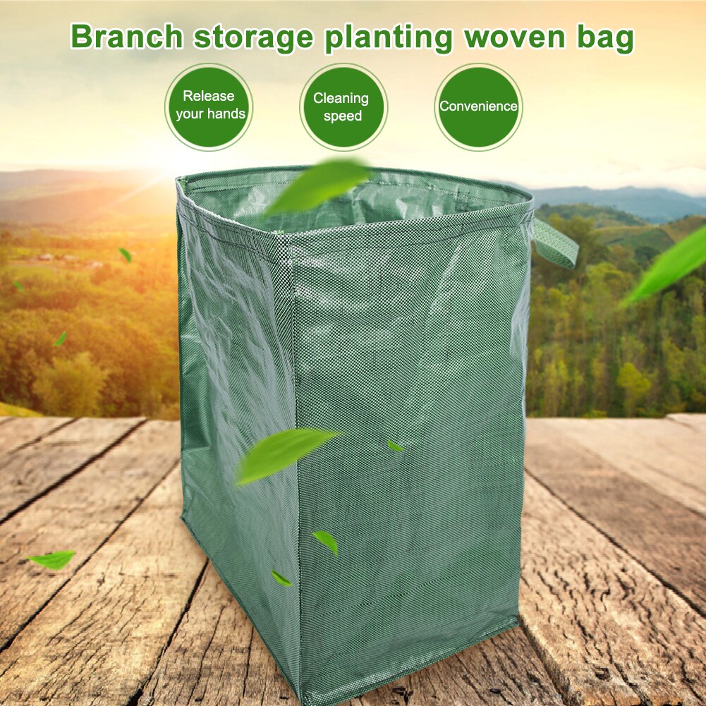 Opvouwbare Yard Blad Takken Opslag Pouch Tuin Afval Bag Herbruikbare Container Voor Huishouden Tuin Gras Supply