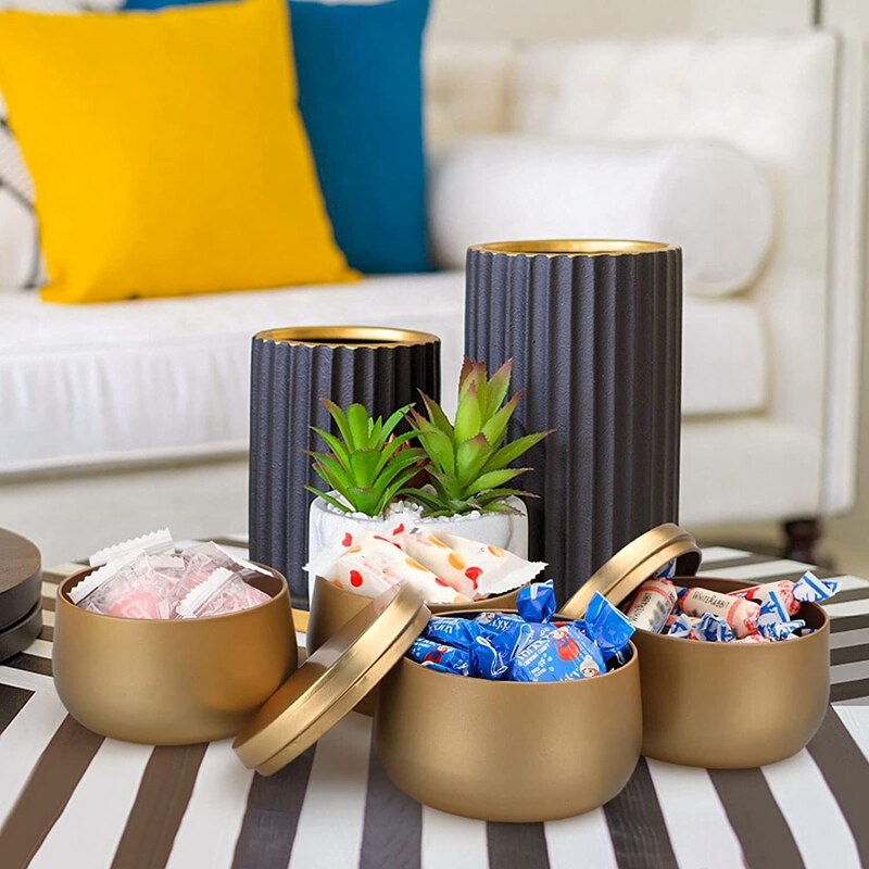 ! Candle Tin 24 Piece, 8Oz, 3 Color Candle Containers, Candle Jars For Candle Making, DIY Candle Can Set