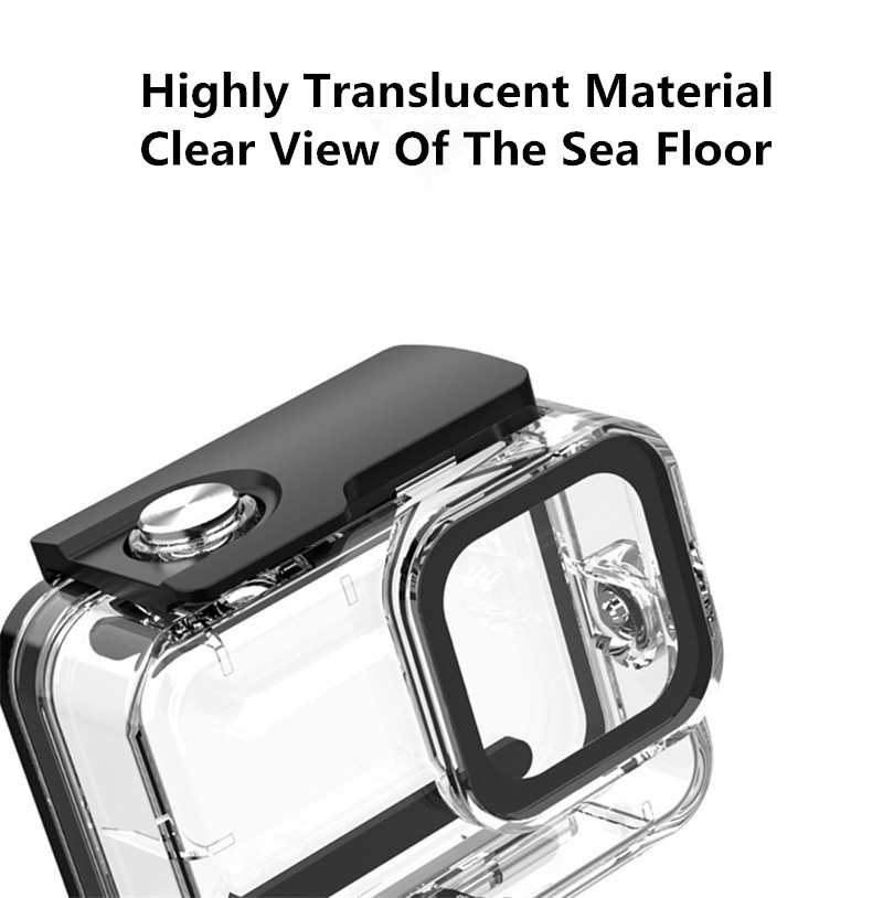60M Waterproof Case For GoPro Hero 13 12 11 10 9 Underwater Diving Housing Cover for Go Pro Hero 9 10 11 12 13 Accessories