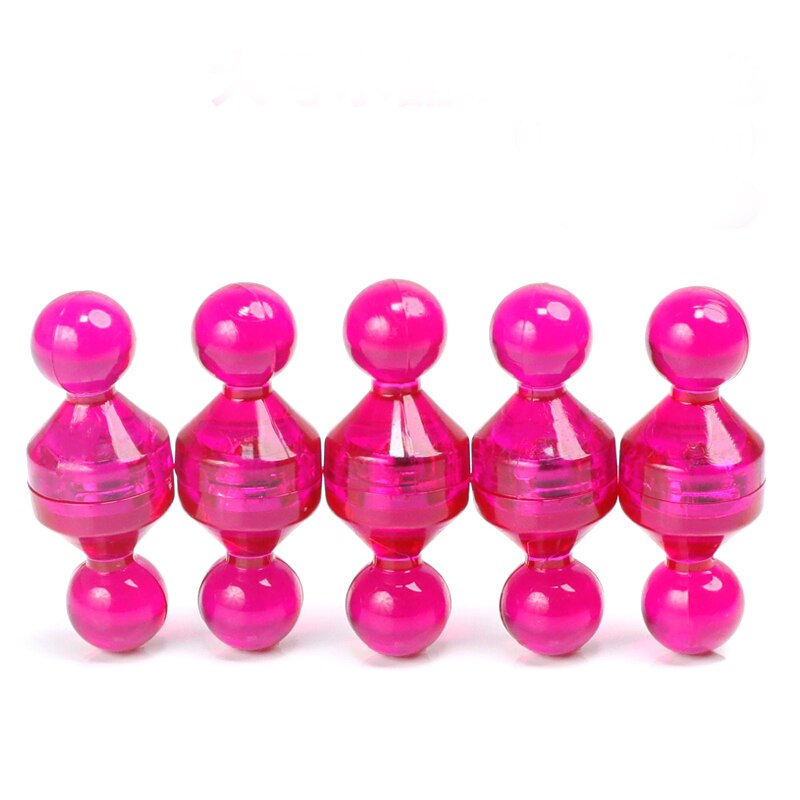 10 Pcs Push Pin Kantoor Punaise Sterke Neodymium Magneten Schaken Super Magneet Punaise Office Home School Whiteboard Magneten: rose red