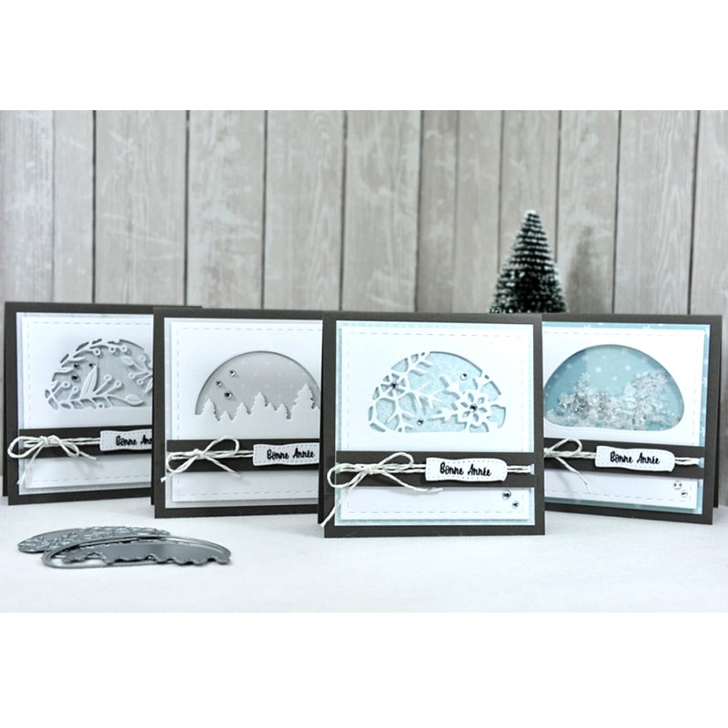 Vogels op de boom metalen sjabloon voor scrapbooking album
