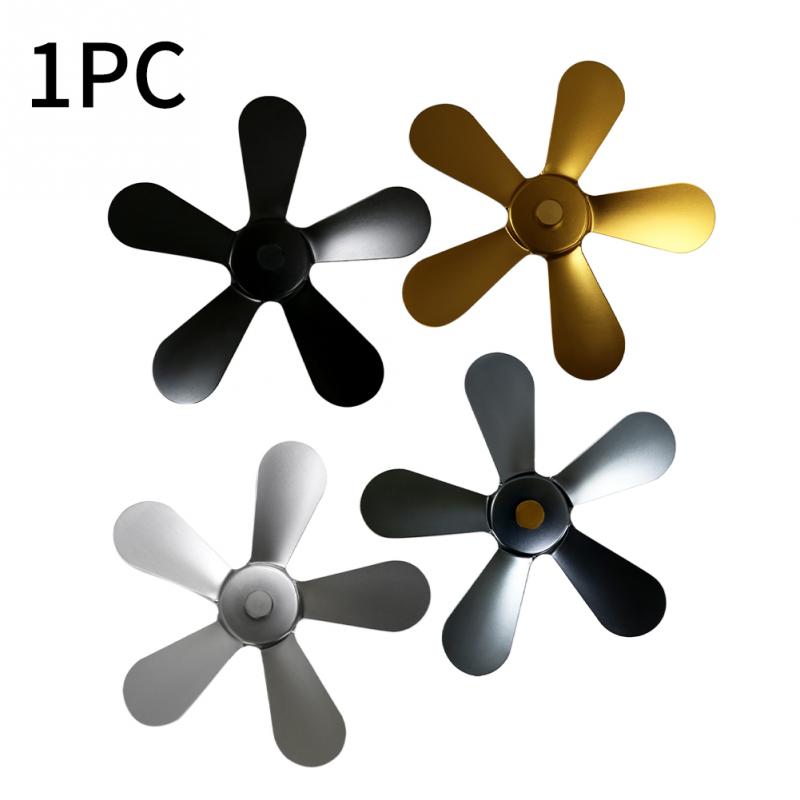 Winter open haardventilator, geluidsarme brander, aluminium, energiebesparend, 5 bladen, moderne, efficiënte, warme warmte aangedreven houtkachel, woonkamer