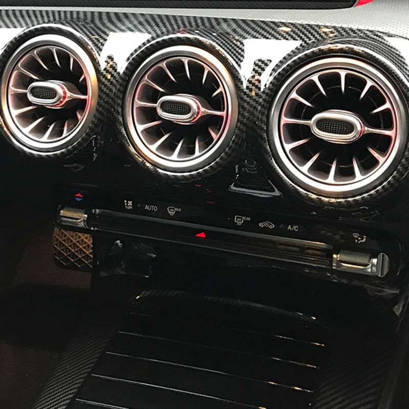 Car Central Control Instrument Panel Air Conditioning Cover for Mercedes-Benz A-Class W177 A180 A200 A220 A250 +