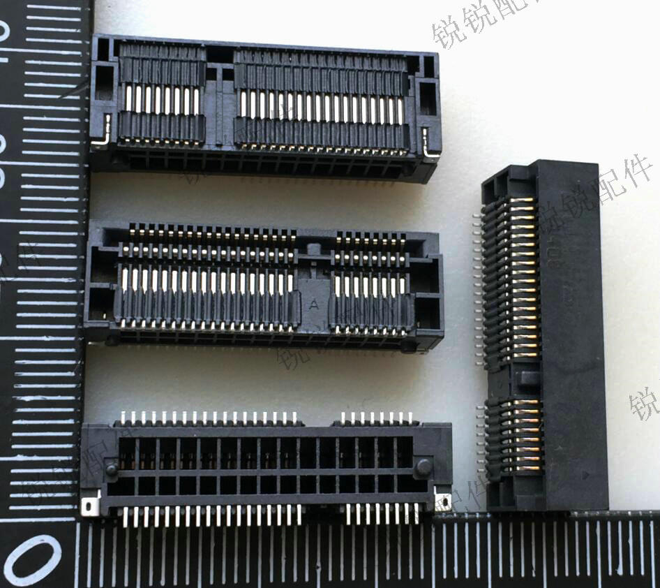 PCI - E 52 For LOTES MINIPCIE socketPin connector H9.9 high socket connector modules