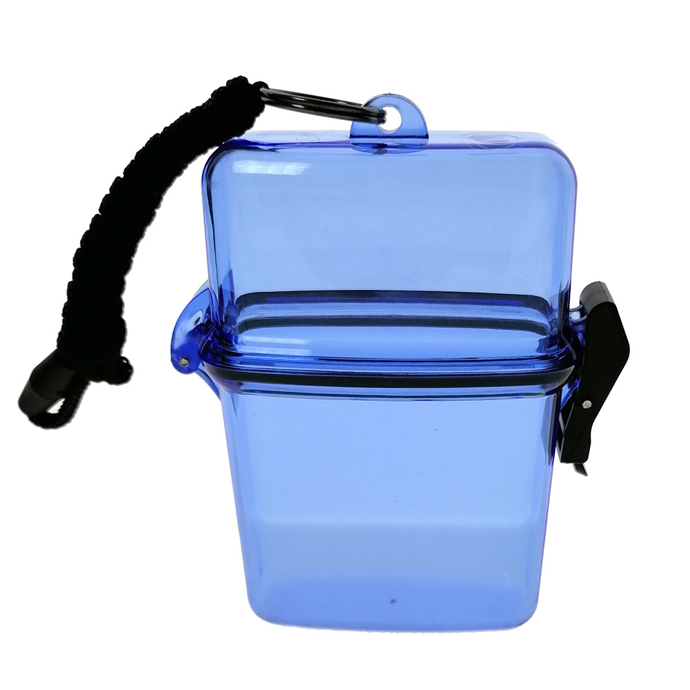 Boîte sèche en plastique, conteneur de bouée pour plongée sous-marine kayak bateau gonflable natation surf Bech: Bleu