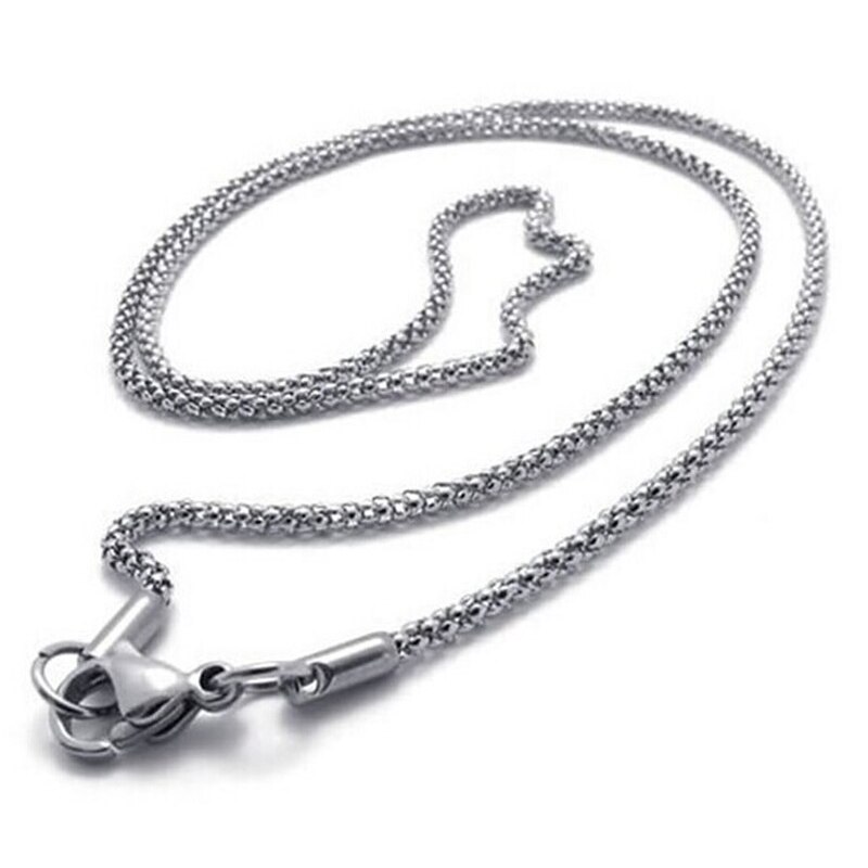 Mais in acciaio inox collana In Acciaio Inox mens collane a lunga catena donna Accessori Semplice chocker di modo jewerly sul collo 2019