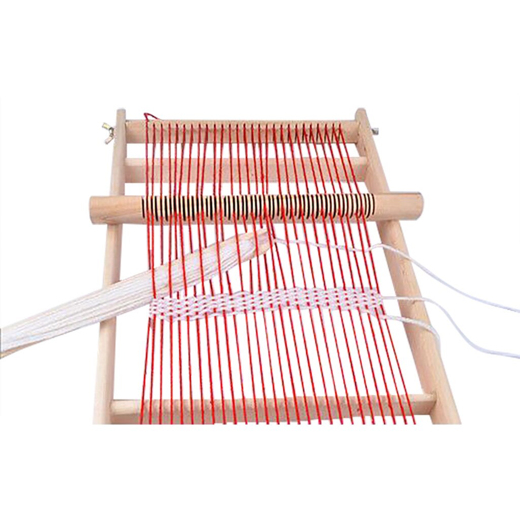 HIINST Wooden Sewing Machine Weaving Loom Kit Hand Craft Woven DIY Suit Wooden Multifunctional Loom Wool Hook Looms Household