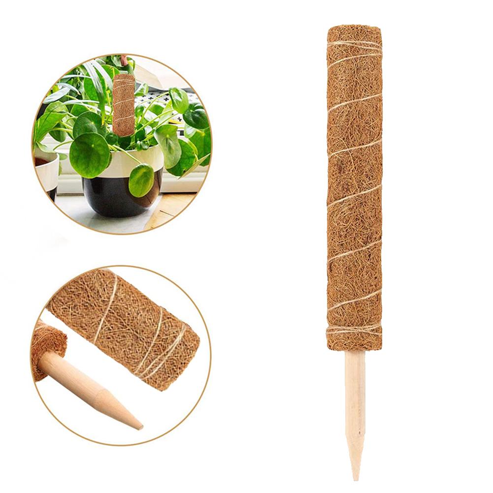 Plante klatring coir totempæl sikker havearbejde kokosnød palmestok til klatring planter vinstokke og creepers plante klatring søjle