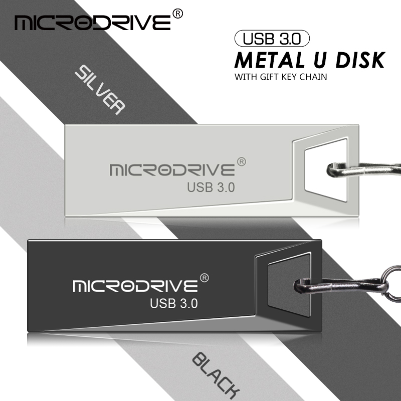 USB3.0 Flash Drives Pendrive 128gb 256gb pen drive 64gb 32gb 16gb Metal USB 3.0 stick Memory flash Disk with key ring