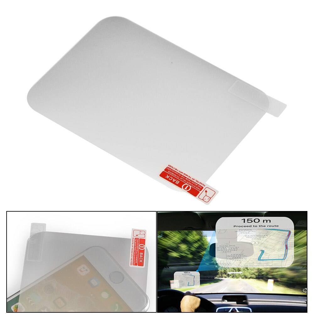 HUD Auto HUD consumo de combustible HUD Speeding Head Up pantalla del proyector película reflectante de advertencia de conducción película reflectante