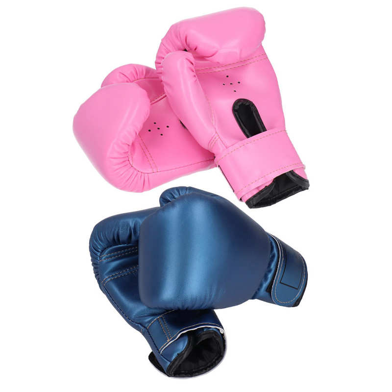 2 uds guantes de Kick Boxing para niños, guantes de boxeo para entrenamiento, lucha de combate, guantes de boxeo, guantes para Sanda MMA