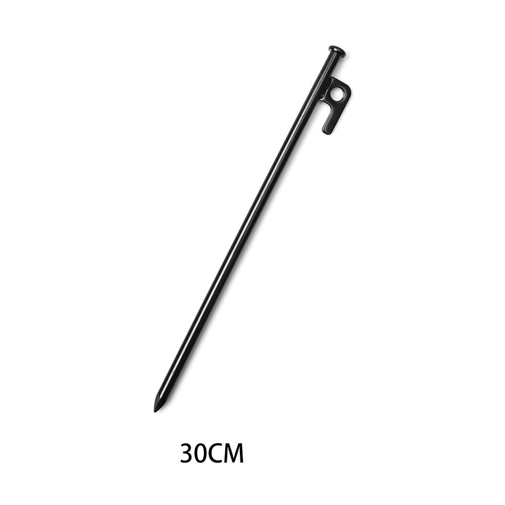 Outdoor Camping Hoge Sterkte Titanium Legering Tentharingen Stakes Nagels Hard Sneeuw Vloer 20 25 30 40 Cm Luifel Luifel tarp Stakes Peg: 30cm