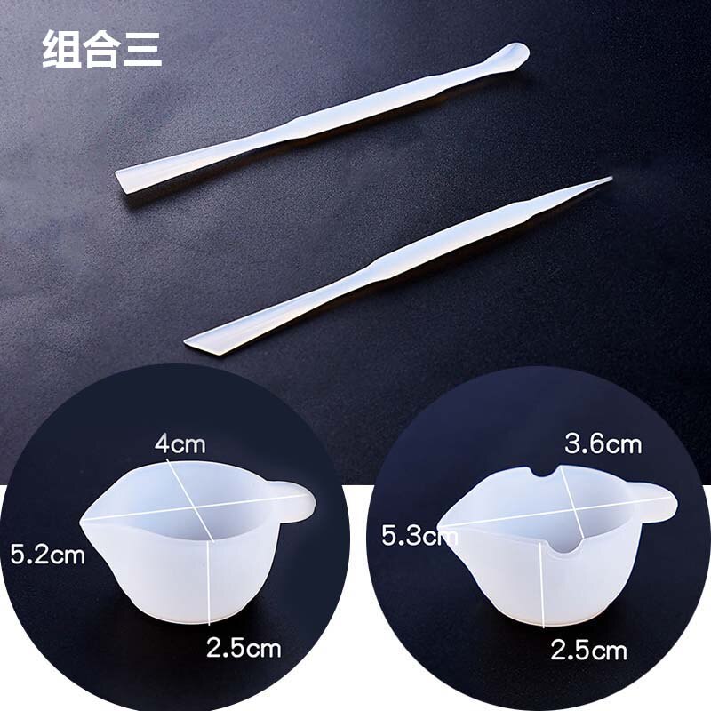 Practical Mixing Cup Silicone Stir Bar DIY Handcraft Pendant Jewelry Making Accessories Multifunctional Mixing Glue Tools: 7