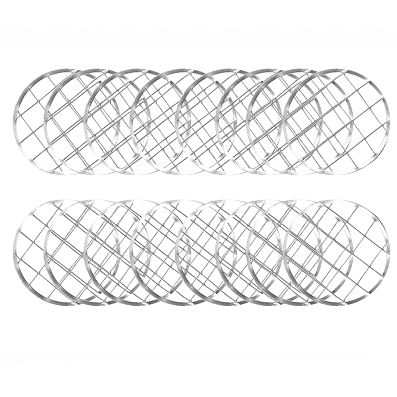 16 Pcs Mason Jar Kikker Deksel Insert Bloem Kikker Deksel Insert Bloem Organizer Met Vierkante Grids Voor Regelmatige Mond Mason jar: Default Title