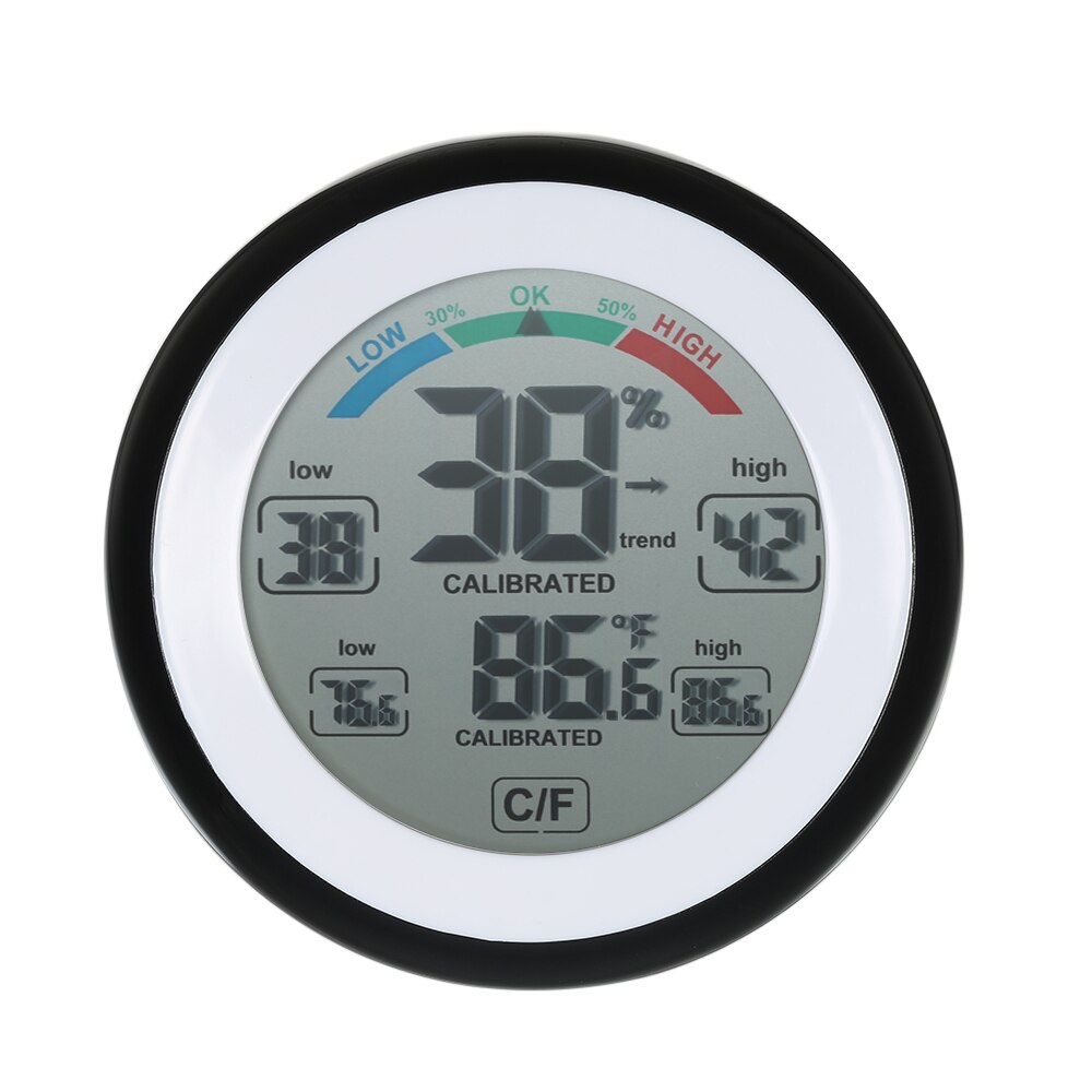 Digitale Thermometer Hygrometer Temperatuur-vochtigheidsmeter Max Min Waarde Trend Display