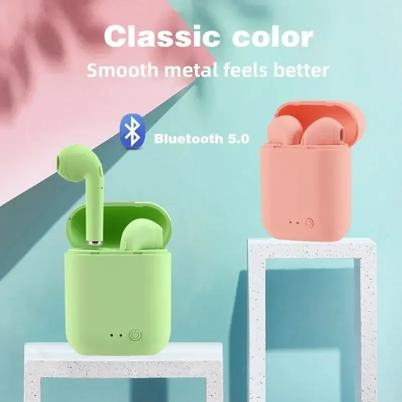Écouteurs sans fil Bluetooth i12 TWS, oreillettes stéréo, suppression du bruit, casque d'écoute étanche pour sport et musique