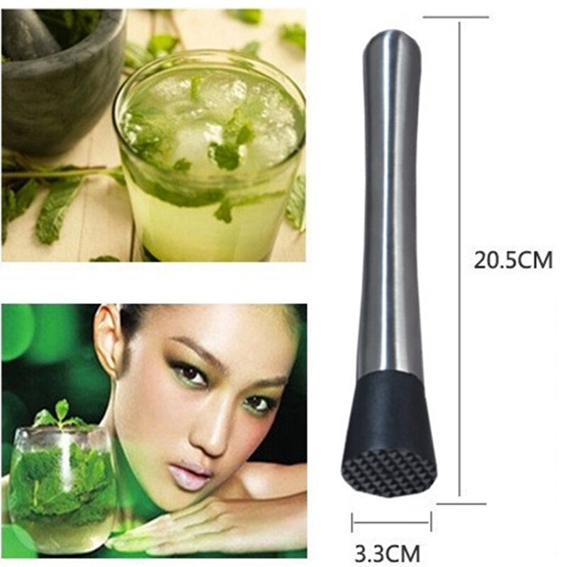 Useful Cocktail Blender Cocktail Stainless Steel Blender Plastic Ice Crusher DIY Drink Fruit Blender