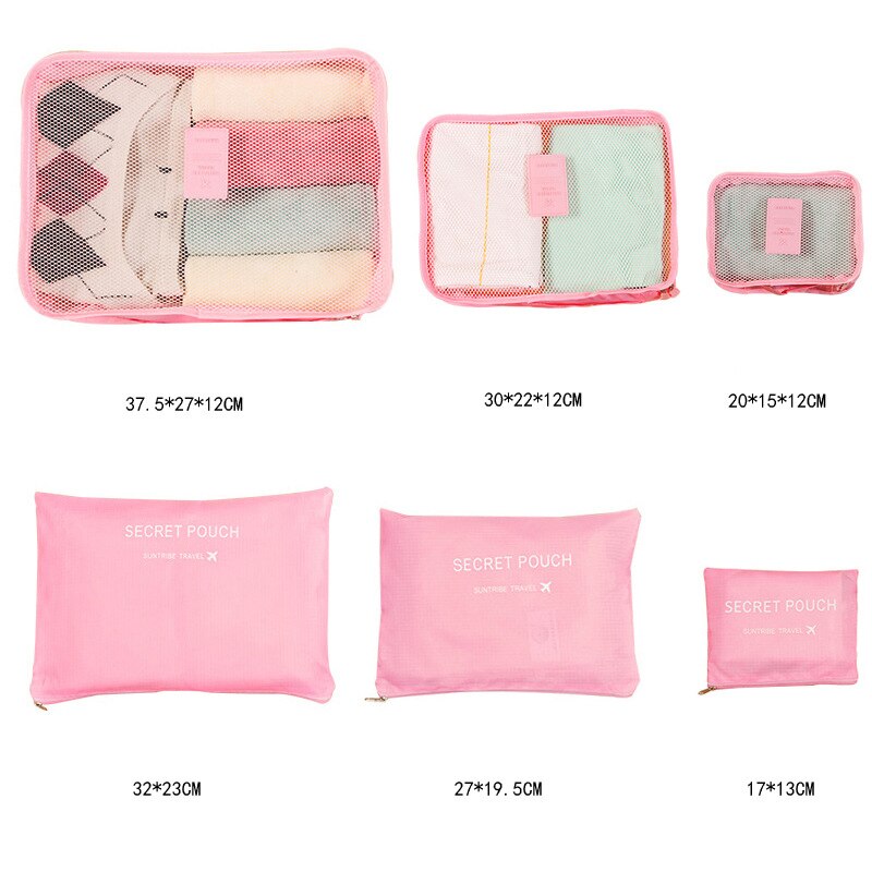 Sac De Rangement De Valise En Nylon De Sac étanche vêtements Sac De Rangement Cosmétique accesorios De viaje