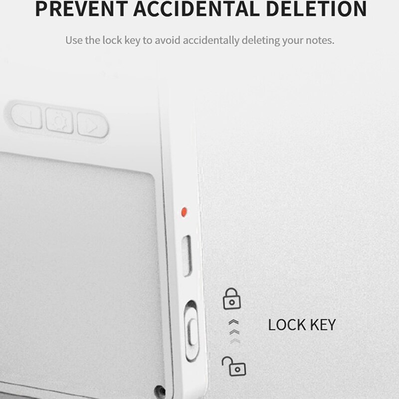 10 Inch Clock Calendar LCD Writing Tablet Digital Graphic Drawing Weather Pad Temperature Humidity Display