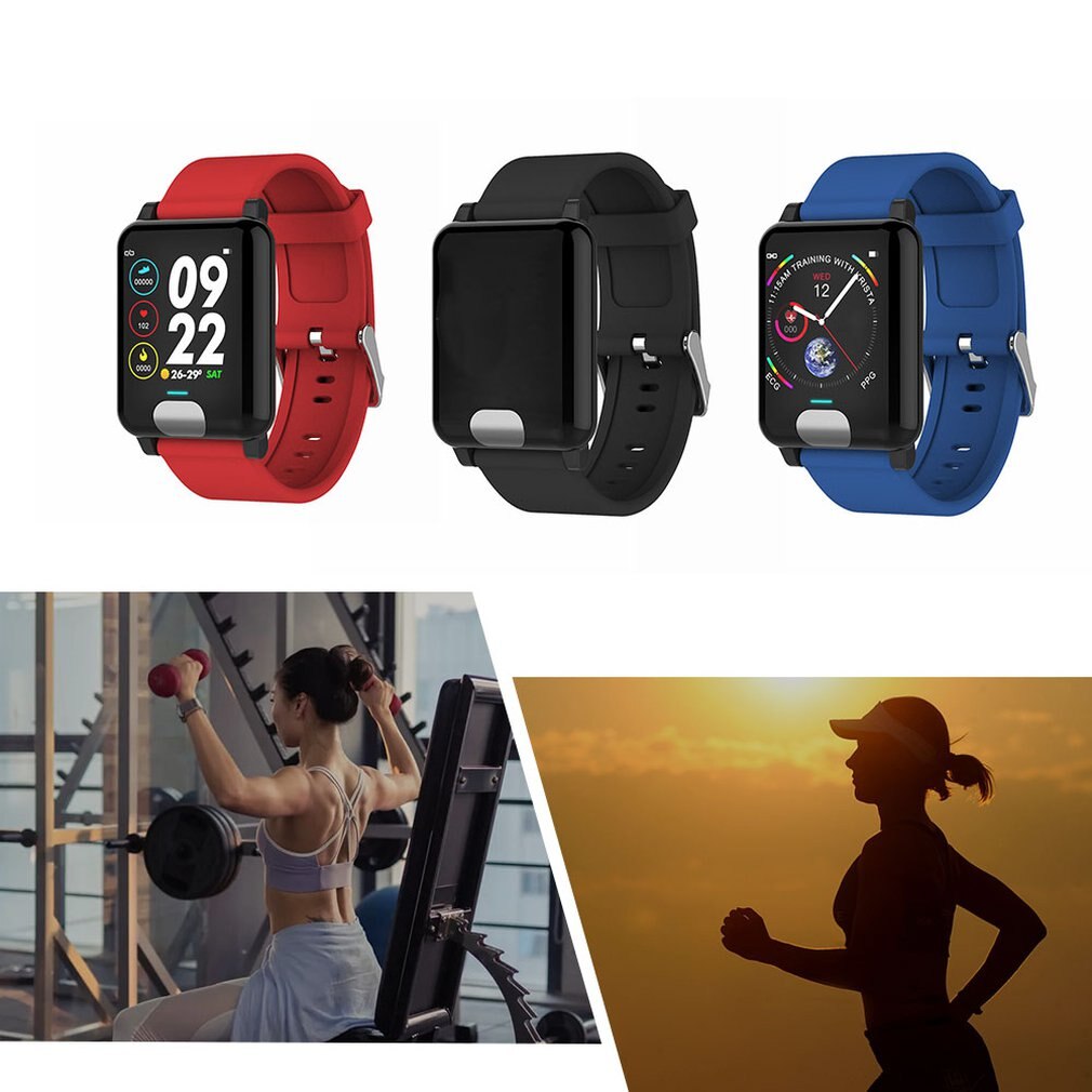AD64 IP68 Waterproof 1.3 Inch Full Touch Screen Heart Rate Blood Smart Sports Watch
