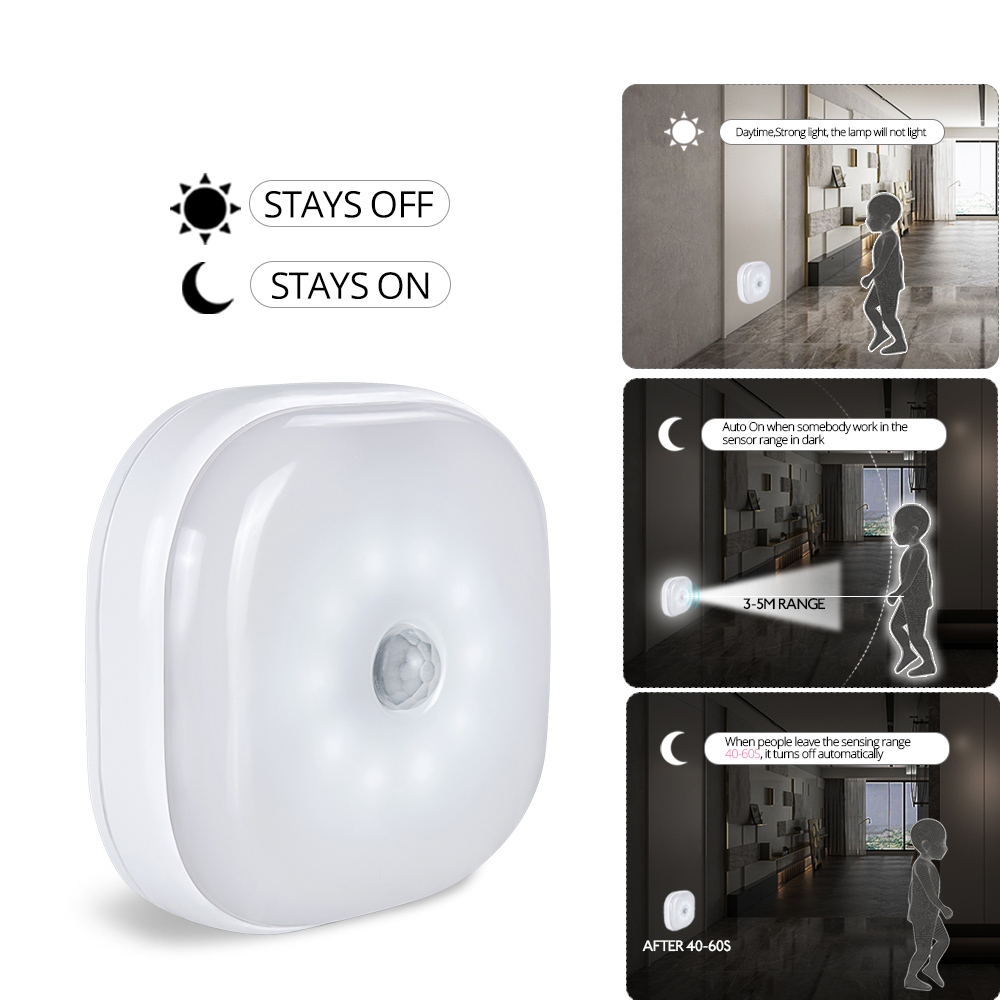 Motion Sensor Nachtlampje Drinkbaar 10 LED Kast Verlichting Batterij Aangedreven Draadloze Kast IR Infrarood Bewegingsmelder Wandlamp