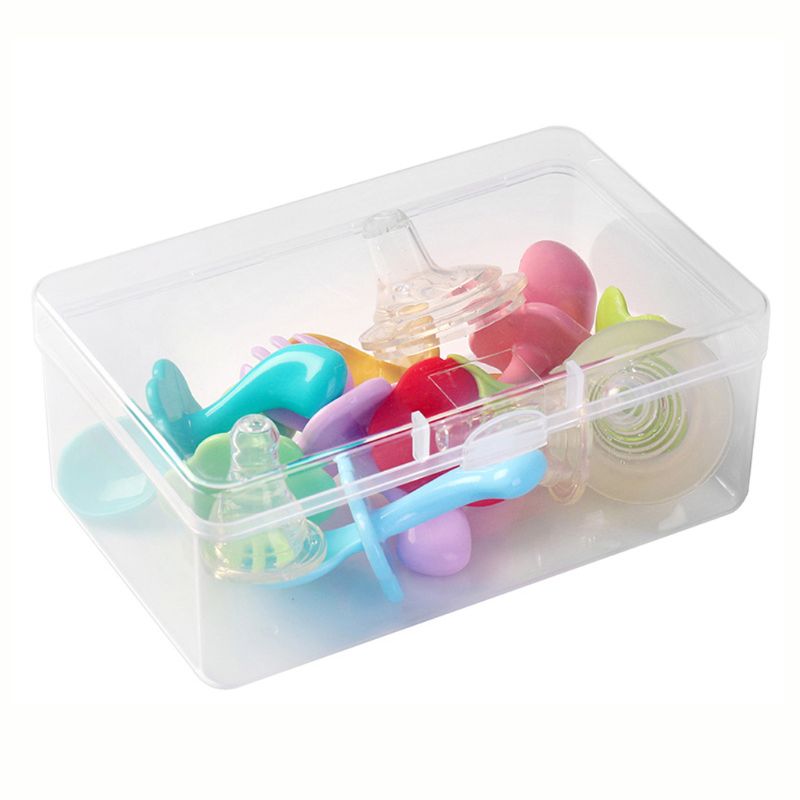 Baby Pacifier Nipple Dust Cover Portable Pacifier Storage Box Soother Container Holder