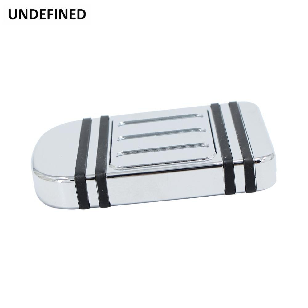 Motorcycle CNC Large Brake Pedal Pad Cover Foot Pegs For Harley Touring Road King Street Glide FLH Softail FXST Dyna FLD Trike