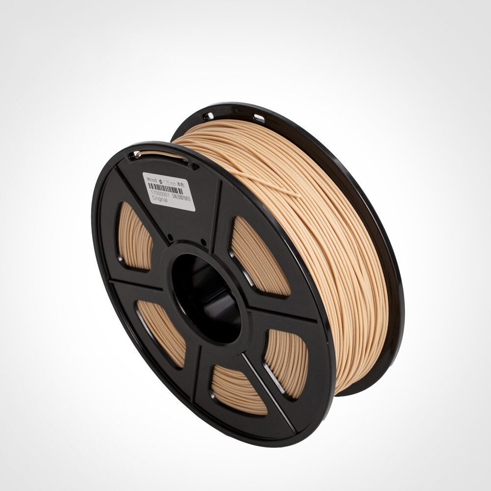 KAIGE Holz Filament 1KG 1,75 MM niedrigen temp aufladen Holz Faser Für 3D Drucker Filament 170-190 tem holz Original Kunststoff Material: Ursprünglich Titel