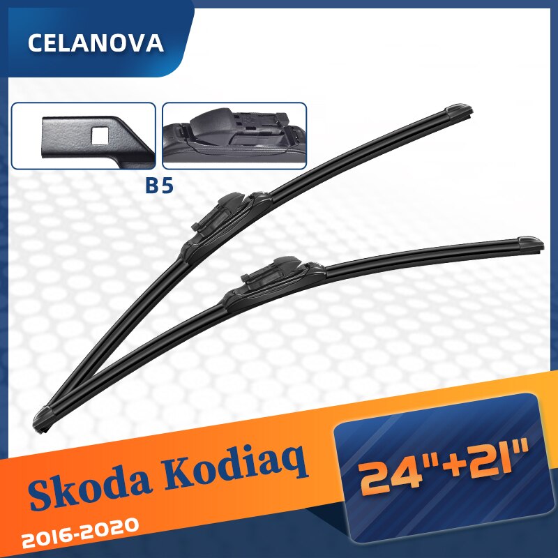 Celanova Ruitenwisser Blade Voor Skoda Kodiaq 24 &quot;+ 21&quot; Frameless Voorruit Rubber Ruitenwissers