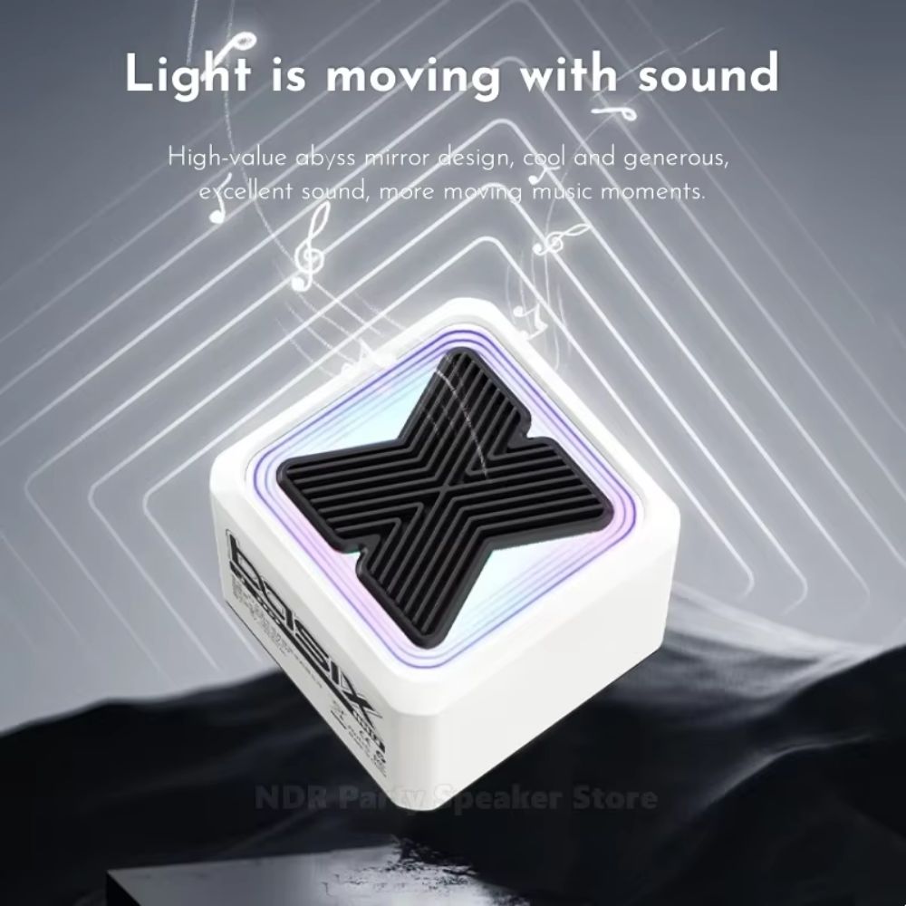 Høy stereolyd mini bluetooth-høyttaler bærbar mini-størrelse trådløs høyttaler trådløs tilkobling surroundlyd