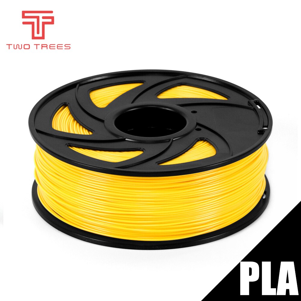 Overseas Warehouse 3D Printer Filament 1.75MM ABS PLA Filament 3D Printer 1KG Roll for Ender 3 CR10 Bluer Plus Extruder: PLA-1KG-yellow