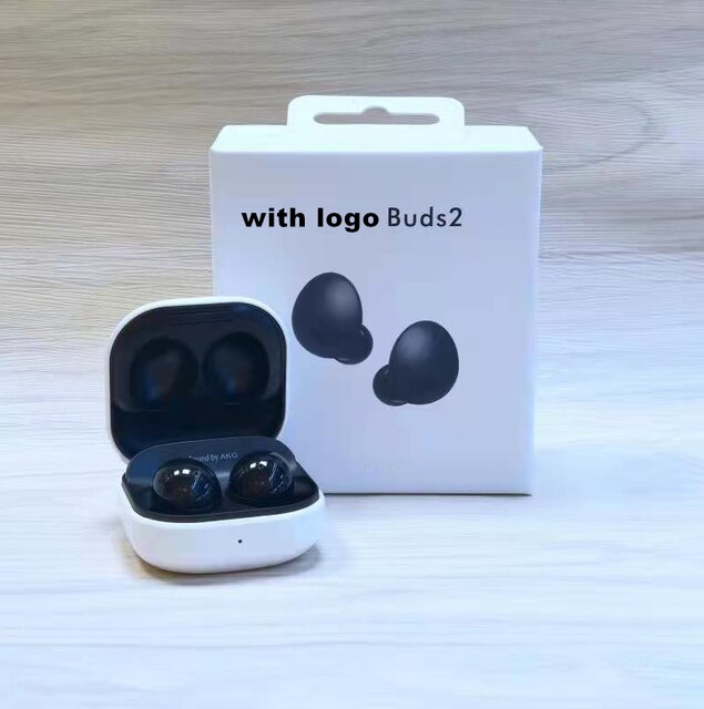 Alta qualità 1:1 Buds 2/Buds Pro/ Buds +/Buds auricolari bluetooth Wireless Live con ricarica Wireless apri connessione automatica: Buds 2 black