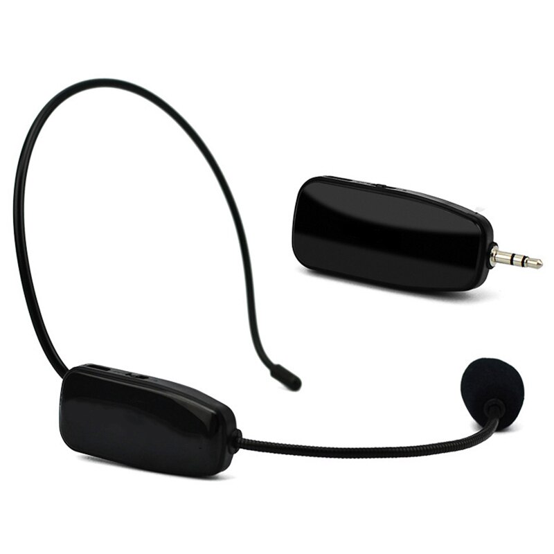 2.4G Wireless Microphone Headset 2 in 1 Handheld Head-Wear Bluetooth Microphone for Speech Loudspeaker Teaching Meeting Guide: Default Title