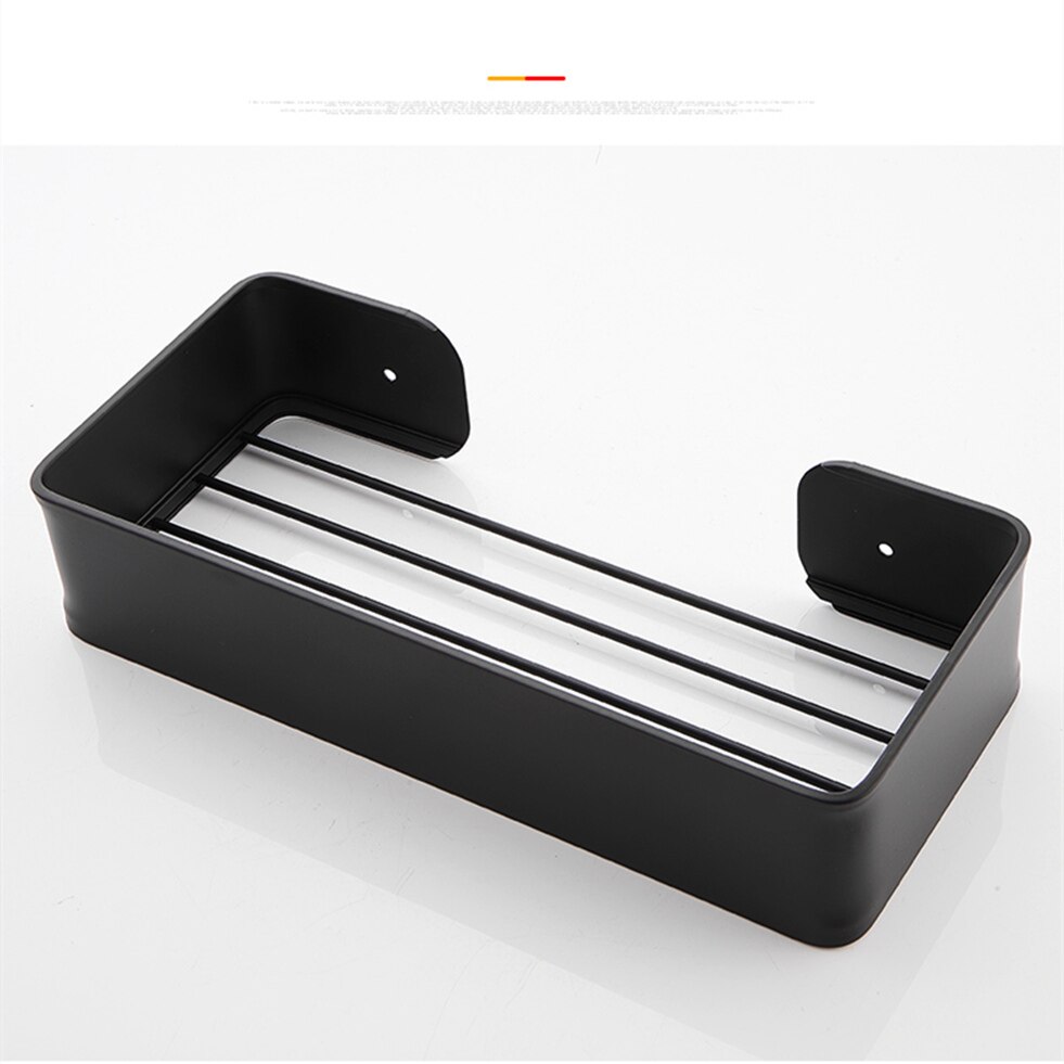 Tissue Holder Black Silver Shower Caddy for Bathroom Toilet Kitchen Shelf Soap Dish Wall Mounted WC Paper Basket