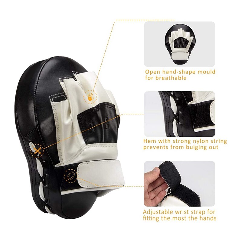 Bokshandschoenen van leer, stootkussens voor doelgerichte training, handpads van rubber en universeel springtouw met stalen draad