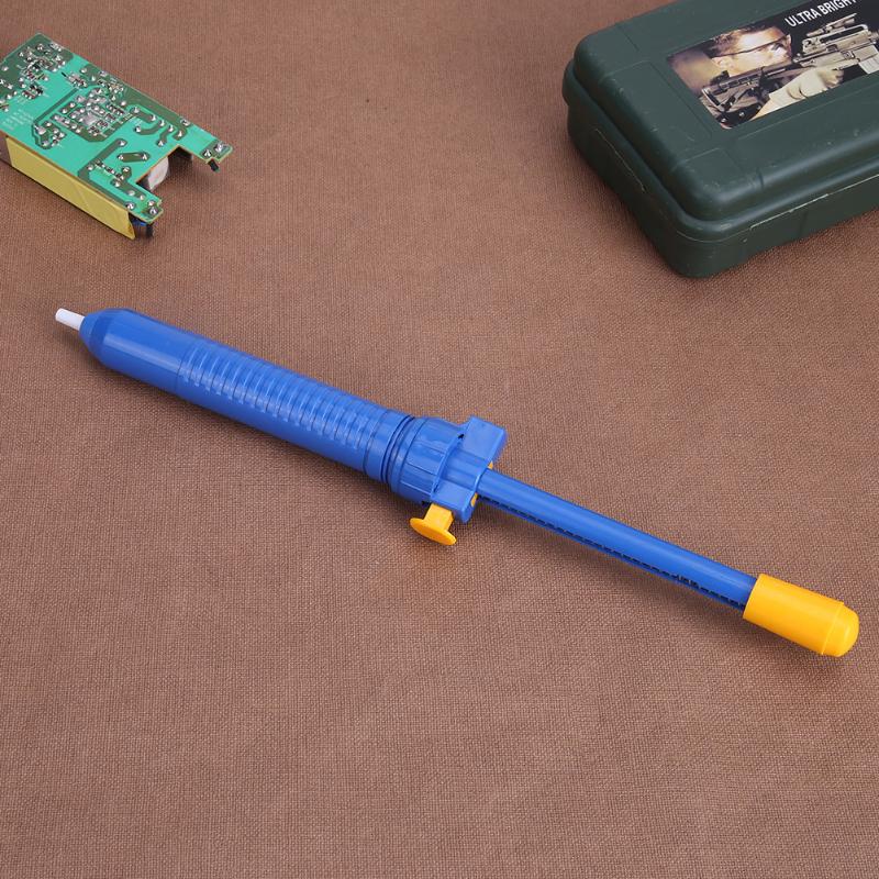 Portable Single-manual Suction Tin Desoldering Handheld Welding Solder Pump Sucker Disassembled Capacitor Direct Suction Tool