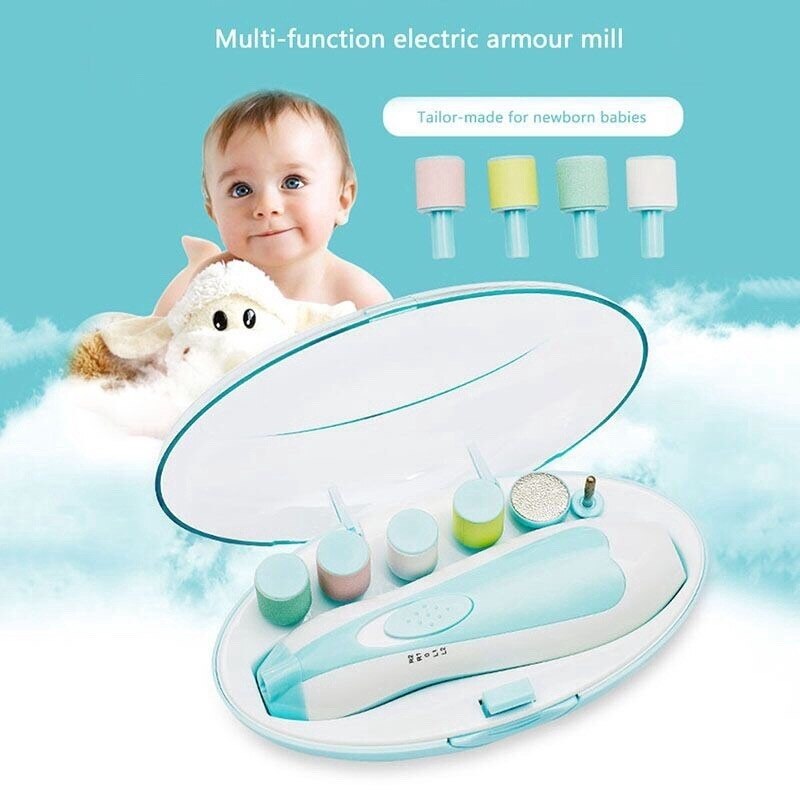 freundlicher Baby Nagel Trimmer 6-stück Elektrische Baby Manikübetreffend Pedikübetreffend Nagel Knipser Cutter Schere Pflege einstellen