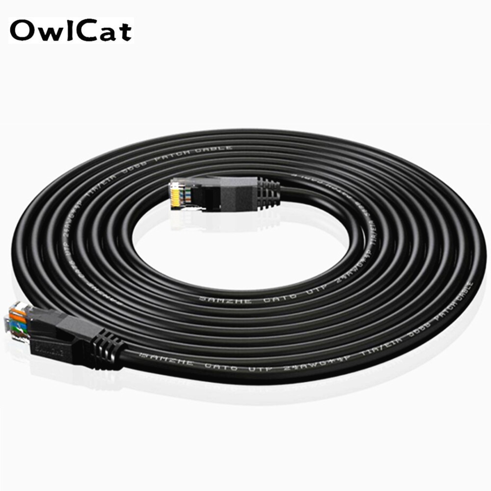 CAT6 UTP 24AWG*4P 20 meters Network Cable Outdoor High-speed Ethernet Cable Line 20m Cable RJ45 for Home Computer or IP camera